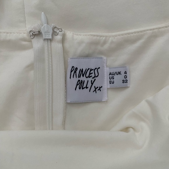 White mini dress - size 0 - Picture 3 of 3